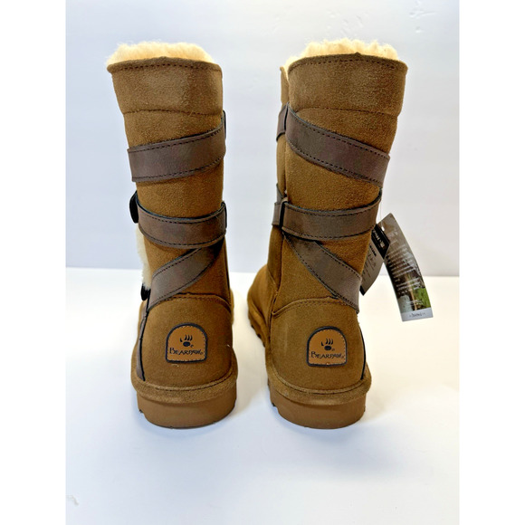 BearPaw Shelby 2012W Hickory II Women's Size 10 M Wool Sheep Skin New With Box - Picture 4 of 16